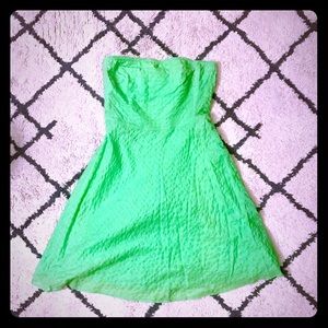 Lime green Jcrew dress